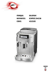 DeLonghi ECAM22.320 Mode D'emploi