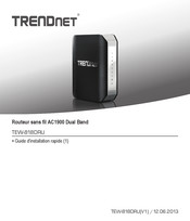 TRENDnet TEW-818DRU Guide D'installation Rapide
