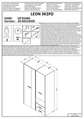 BUT LEON 3K2FO Instructions D'assemblage