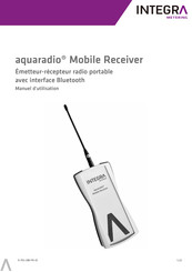 INTEGRA Metering aquaradio Mobile Receiver Manuel D'utilisation