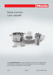 Miele G 6260 Mode D'emploi