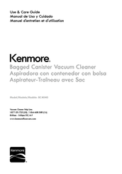 Kenmore BC4040 Manuel D'entretien Et D'utilisation