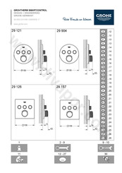 Grohe GROHTHERM SMARTCONTROL 29157LS0 Instructions De Montage