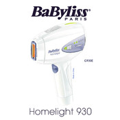 BaByliss Paris Homelight 930 Mode D'emploi