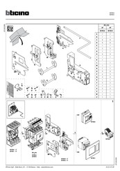 Bticino M7B55 Instructions De Montage