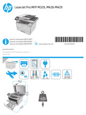 HP LaserJet Pro MFP M428fdw Guide De Démarrage