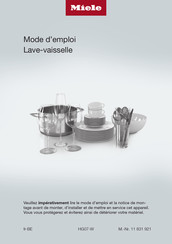 Miele G 7166 Mode D'emploi