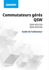 QNAP QSW-M3216R Guide De L'utilisateur