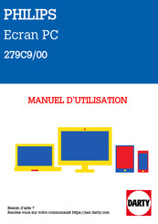 Philips 279C9/00 Manuel D'utilisation