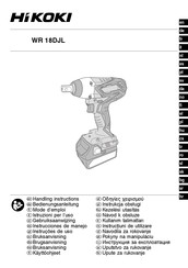 HIKOKI WR 18DJL Mode D'emploi