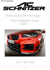 AC Schnitzer 5111 387 520 Instructions De Montage