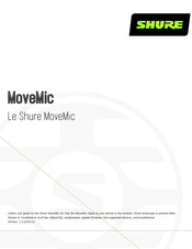 Shure MoveMic Mode D'emploi