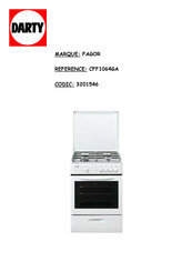 Fagor CFF1064GA Guide D'installation