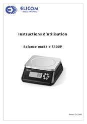 Elicom Electronic S300P Instructions D'utilisation