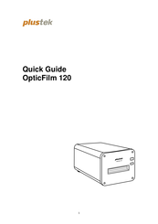 Plustek OpticFilm 120 Guide Rapide