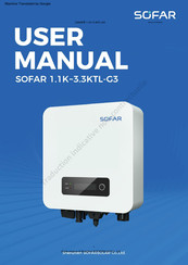 Sofar 2700TL G3 Mode D'emploi