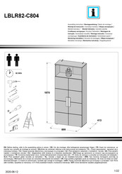 Forte LBLR82-C804 Notice De Montage