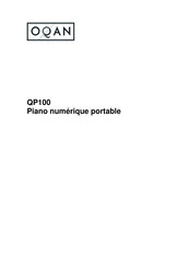 oqan QP100 Mode D'emploi