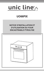 unic line UO66PIX Notice D'installation Et D'utilisation