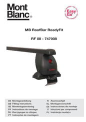 Mont Blanc ReadyFit RF 08 Instructions De Montage