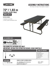 Lifetime 60110 Instructions D'assemblage