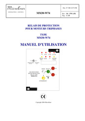 MICROENER MM30-W74 Manuel D'utilisation