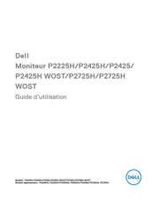 Dell P2225Hf Guide D'utilisation