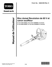 Toro Revolution 60 Manuel De L'utilisateur