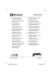 EINHELL 44.651.85 Instructions D'origine