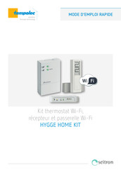 Seitron tempolec HYGGE HOME KIT Mode D'emploi Rapide