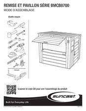 Suncast BMCB8700 Serie Mode D'assemblage