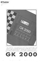 Saitek KASPAROV GK 2000 Guide De Mise En Route Rapide