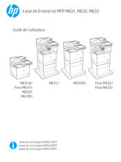 HP LaserJet Enterprise MFP M631dn Guide De L'utilisateur