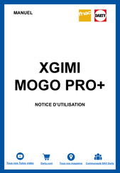 XGIMI MOGO PRO+ Mode D'emploi