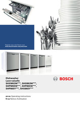 Bosch SHP865Y Serie Notice D'utilisation