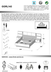 Forte GGRL143 Notice De Montage