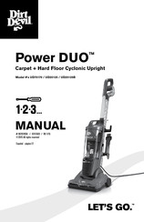 Dirt Devil Power DUO UD20125 Manuel