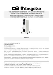 Orbegozo RH 1500 Manuel D'instructions