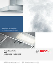 Bosch DWB128E51 Notice D'utilisation