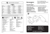 Kensington Presenter Expert M01403-PGS Guide D'instructions