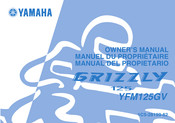 Yamaha YFM125GV Manuel Du Propriétaire