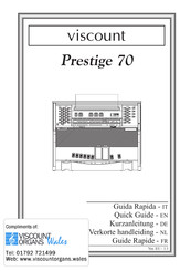 Viscount Prestige 70 Guide Rapide