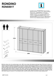 Forte RONDINO RDNS951T Notice De Montage