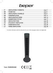 Beper P206VEN300 Manuel D'instructions