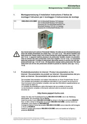 Pepperl+Fuchs VBG-ENX-K20-DMD Notice De Montage