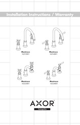 Hansgrohe AXOR Montreux 165131 Serie Instructions D'installation