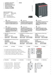 ABB AC522 Notice De Montage