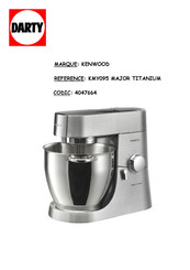 Kenwood MAJOR KMY095 Mode D'emploi