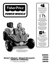 Fisher-Price POWER WHEELS CDF93 Guide De L'utilisateur