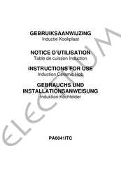 Electrum PA6041ITC Notice D'utilisation